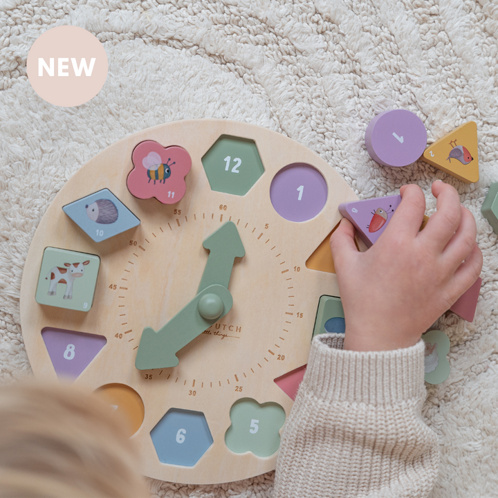 Little Dutch Wooden Puzzle Clock