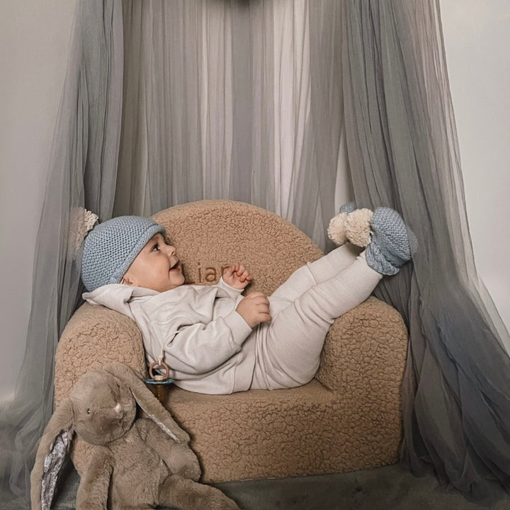 Personalised Teddy Chair Beige | Muzpony