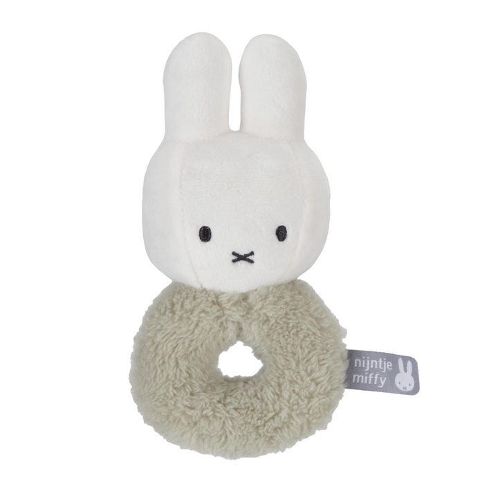 Miffy Ring Rattle | Fluffy Green