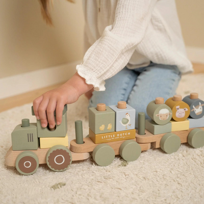 Little Dutch Stacking Train | Little Farm Tractor