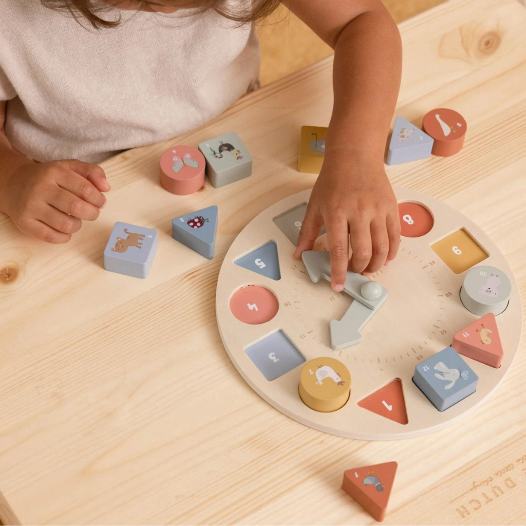 Little Dutch Wooden Puzzle Clock