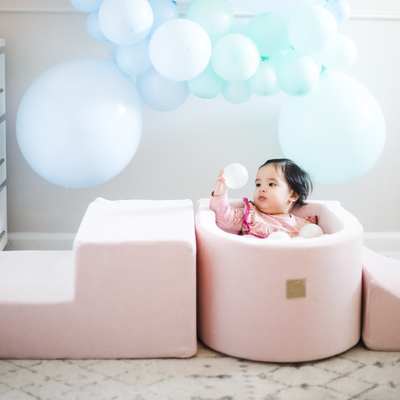 Make Your Own Play Set With Mini Ball Pit | Velvet Light Pink