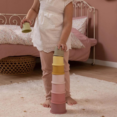 Little Dutch Stacking Cups | Pink