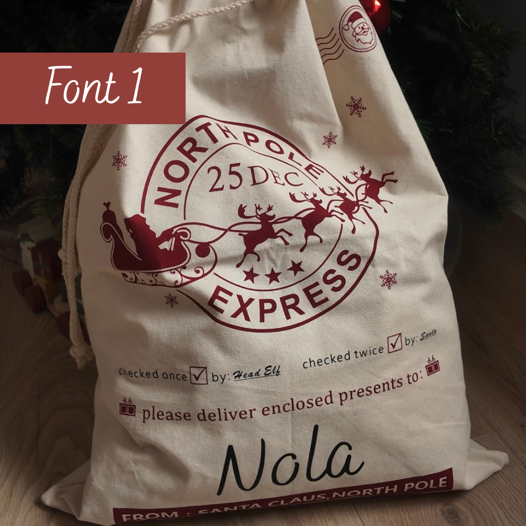 Personalised Christmas Sack