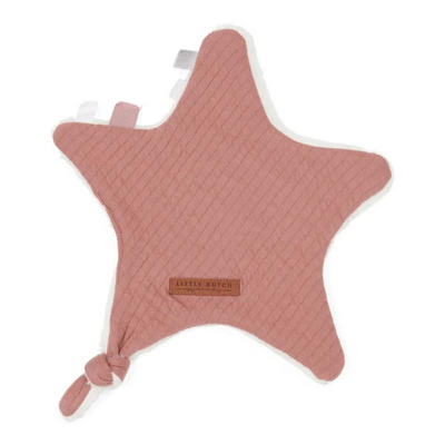 Little Dutch Star Cuddle Cloth | Pure Pink Blush
