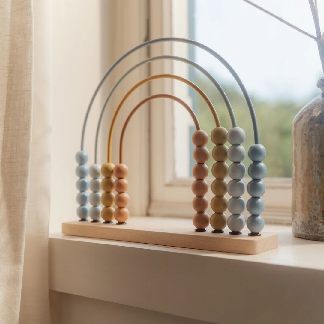 Little Dutch Wooden Abacus Rainbow | Forest Friends