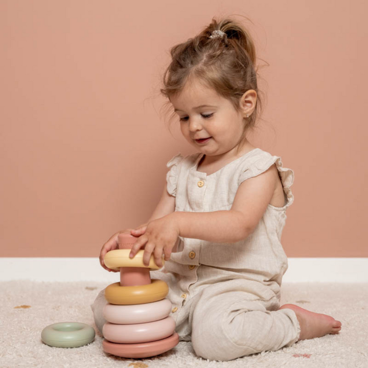 Little Dutch Stacking Rings | Pink