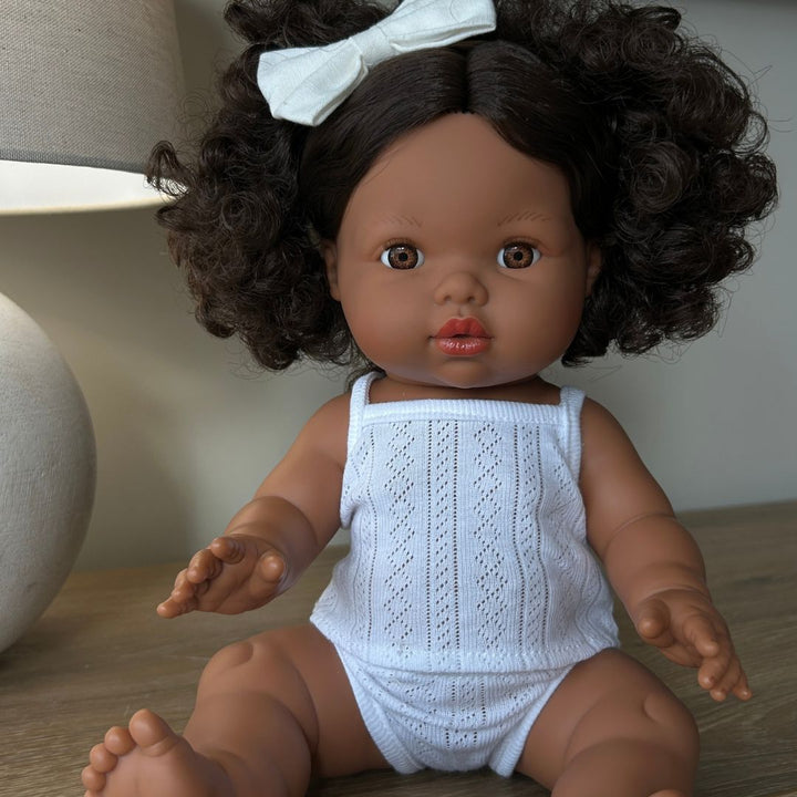 Pointelle Doll Set | White