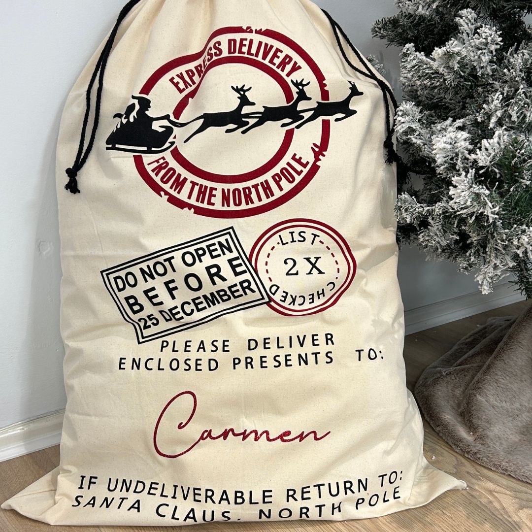 Personalised North Pole Express Sack | Large