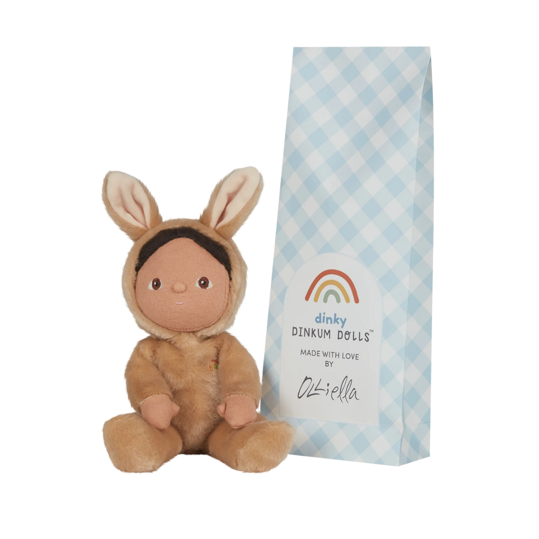 Olli Ella Dinky Dinkums Fluffle Family | Bucky Bunny Latte