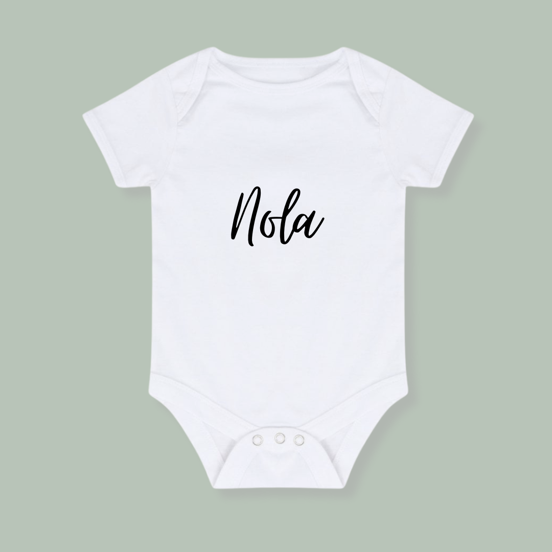 Personalised Baby Vest