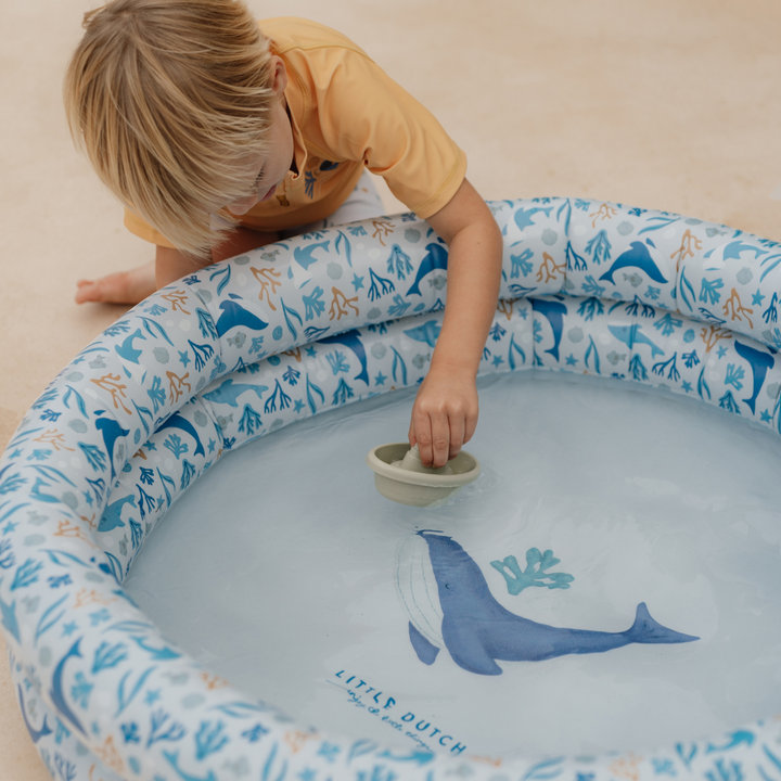 Little Dutch Inflatable Pool 80cm | Ocean Dreams Blue