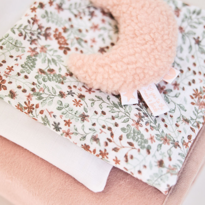 Jollein Rattle Moon | Pale Pink
