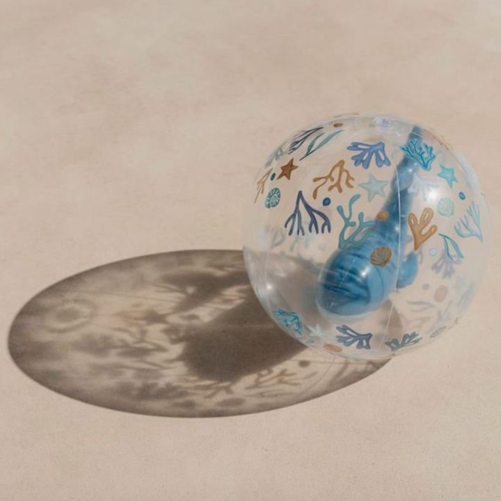 Little Dutch 3D Beach Ball | Ocean Dreams Blue