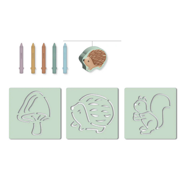 Little Dutch Bath Crayons Set | Forest Friends