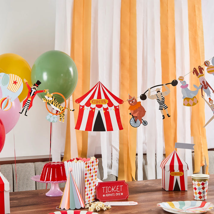 Circus Card Garland 3m