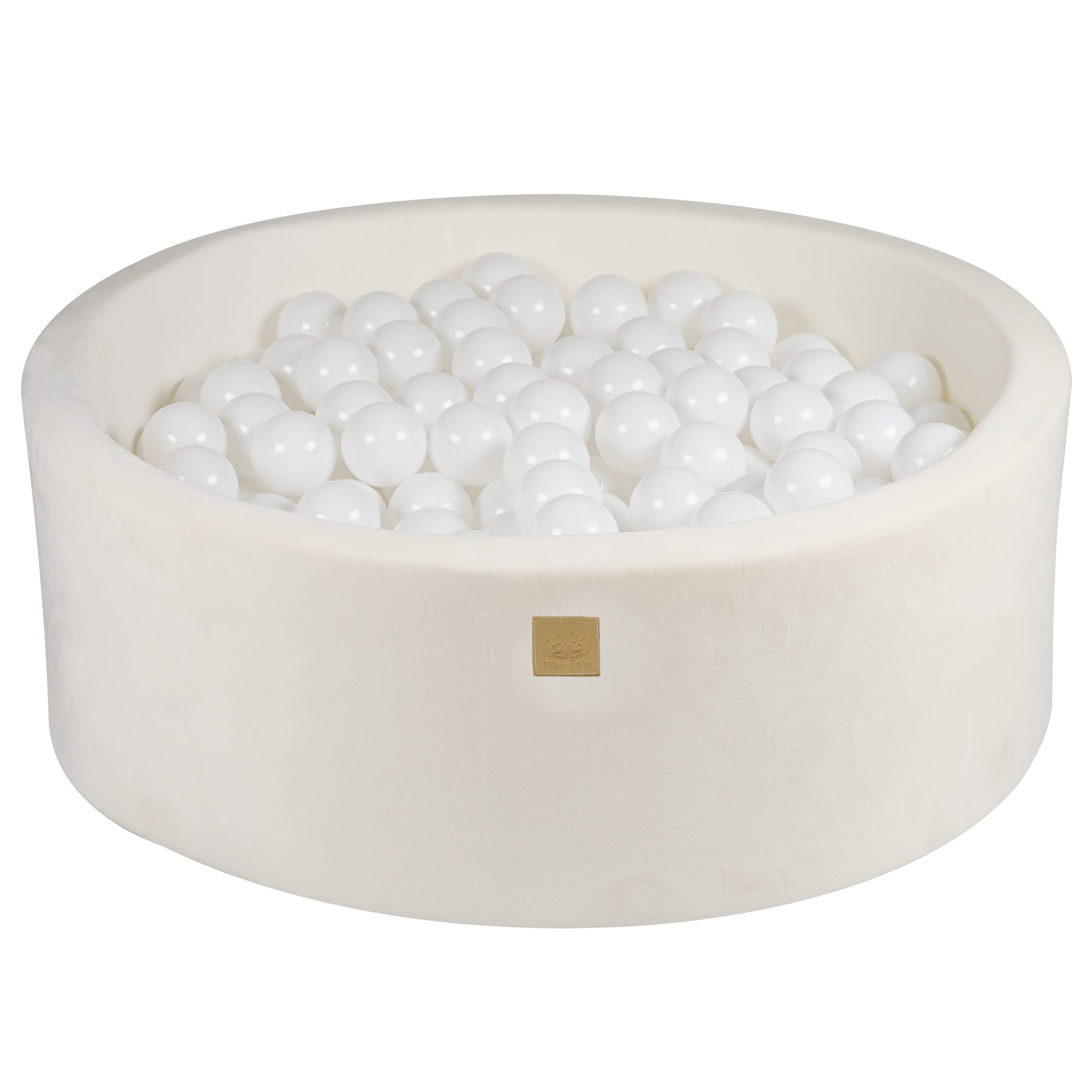 Velvet White Ball Pit | White Balls – Nola Baby