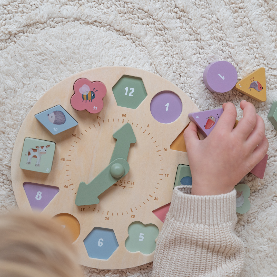 Little Dutch Wooden Puzzle Clock