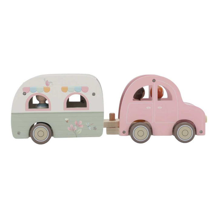 Little Dutch Toy Car with Caravan