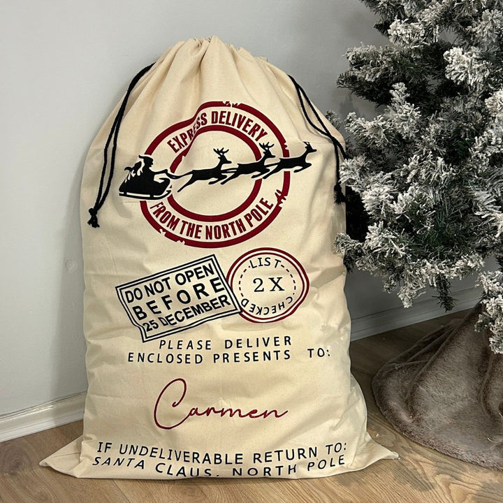 Personalised North Pole Express Sack | Large