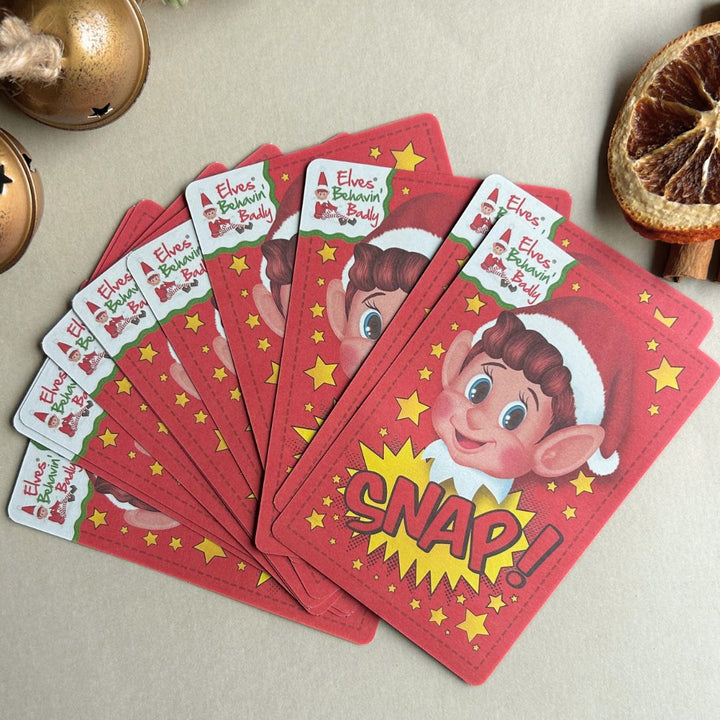 Christmas Elf Snap Cards