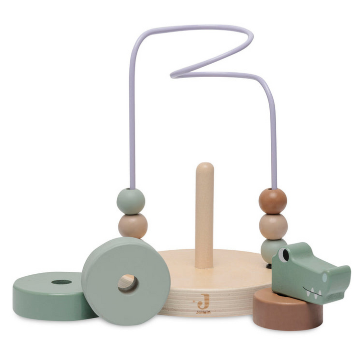 Jollein Wooden Stacking Tower | Jungle Jambo