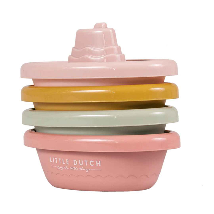 Little Dutch Stackable Bath Boats | Pink