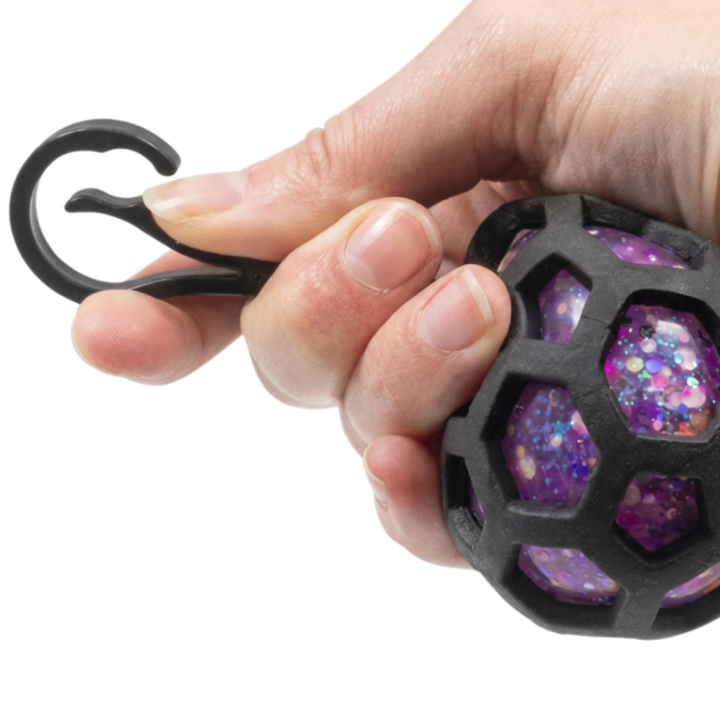 Fushion Squish Ball Keychain