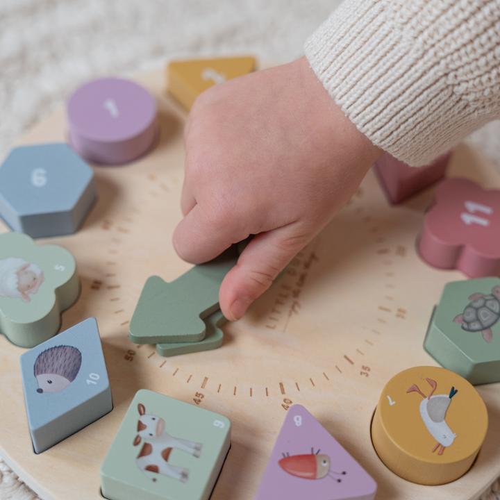 Little Dutch Wooden Puzzle Clock