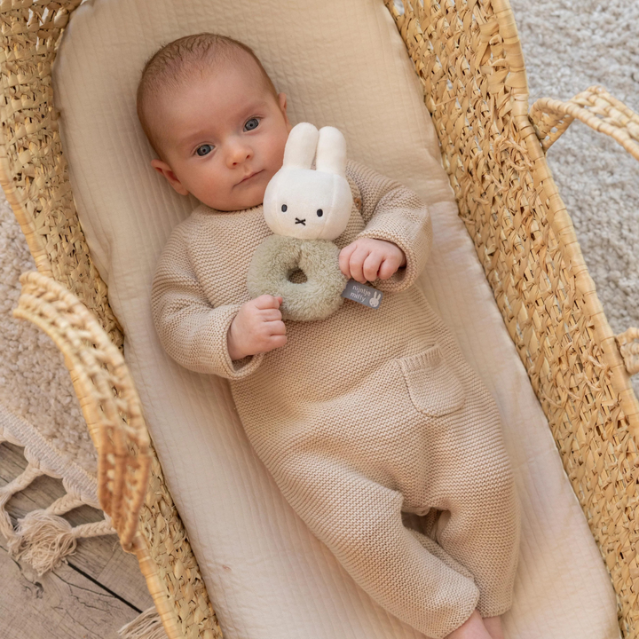 Miffy Ring Rattle | Fluffy Green