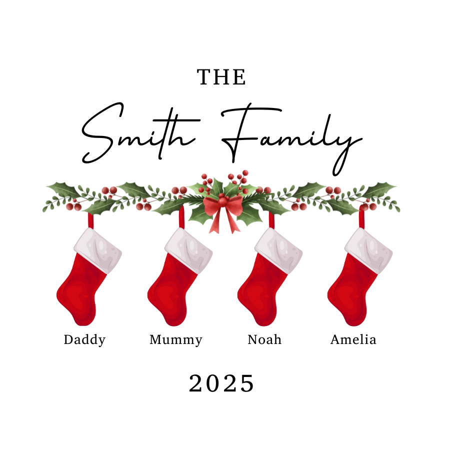 Personalised Family Christmas Bauble