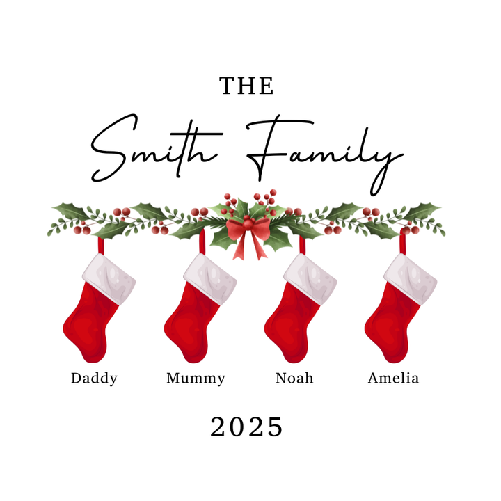 Personalised Family Christmas Bauble