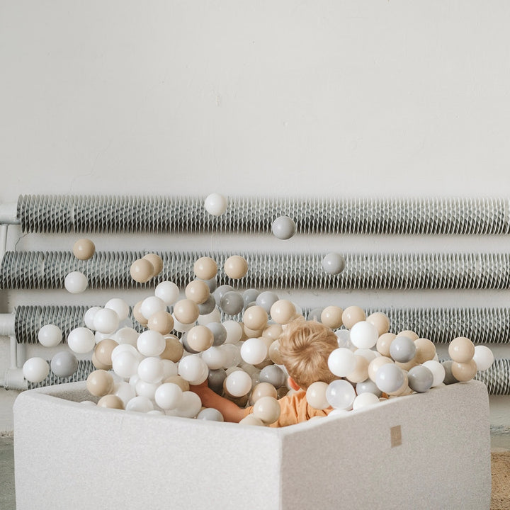 Make Your Own Square Ball Pit | Cotton Light Grey