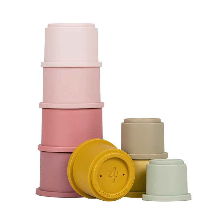 Little Dutch Stacking Cups | Pink