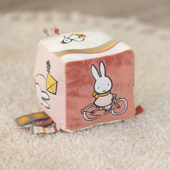 Miffy Soft Activity Cube | Fluffy Pink