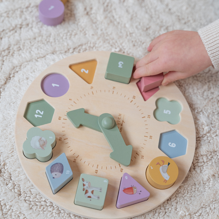 Little Dutch Wooden Puzzle Clock