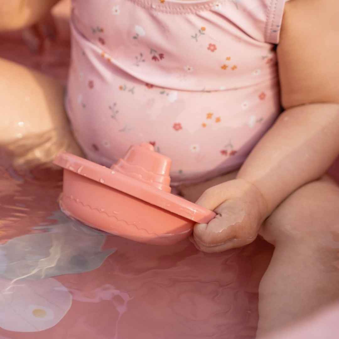 Little Dutch Stackable Bath Boats | Pink