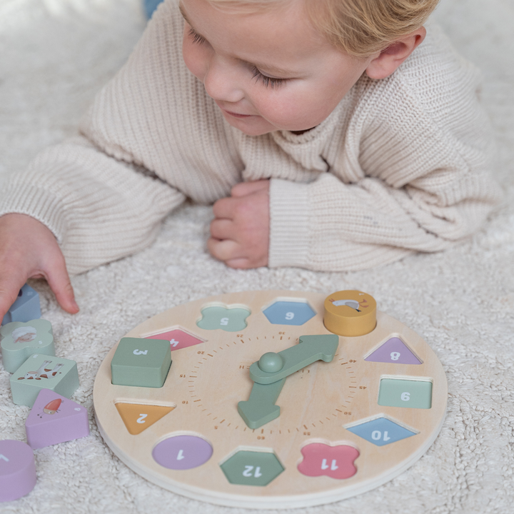 Little Dutch Wooden Puzzle Clock