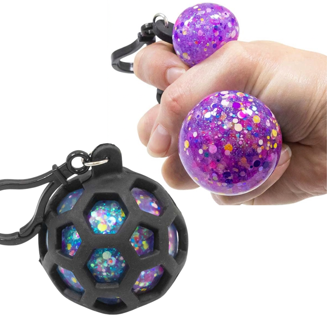 Fushion Squish Ball Keychain