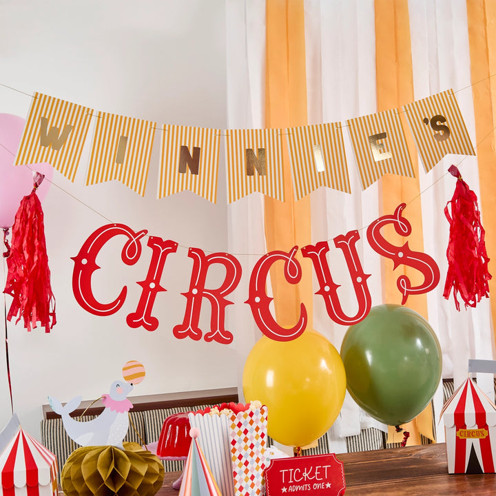 Circus Customisable Card Banner