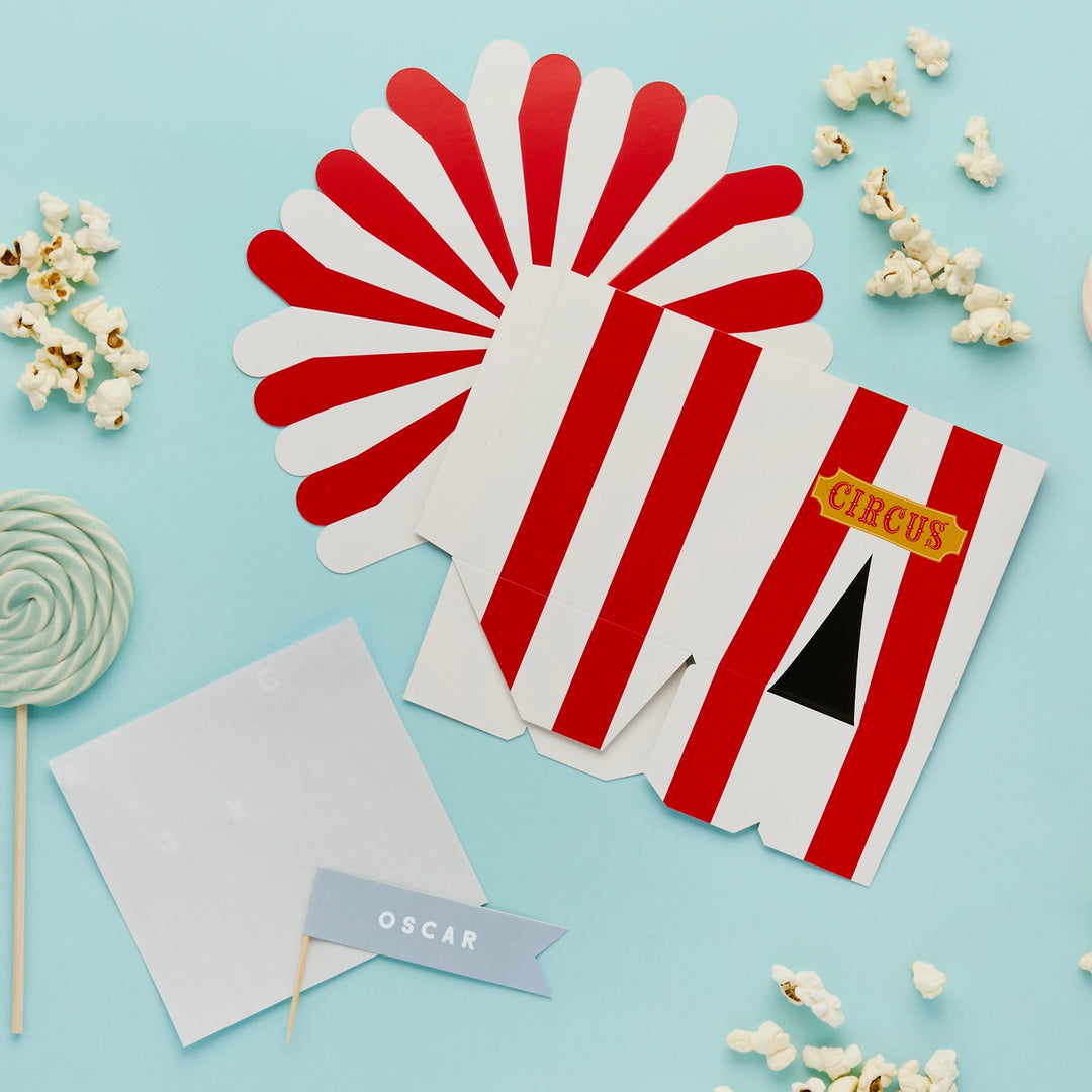 Circus Customisable Party Boxes | Pack of 4