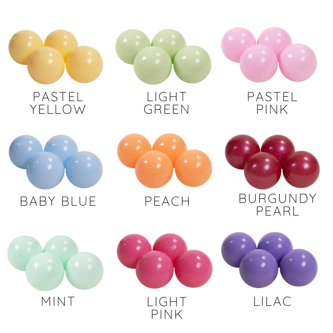 Make Your Own Play Set With Ball Pit | Velvet Light Grey