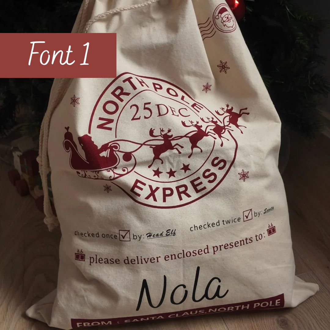 Personalised North Pole Express Sack | Large