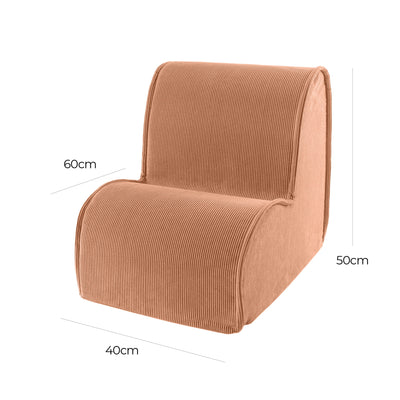 MeowBaby Corduroy Chair | Brick