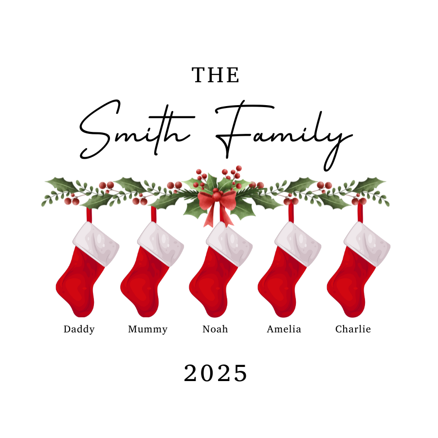 Personalised Family Christmas Bauble