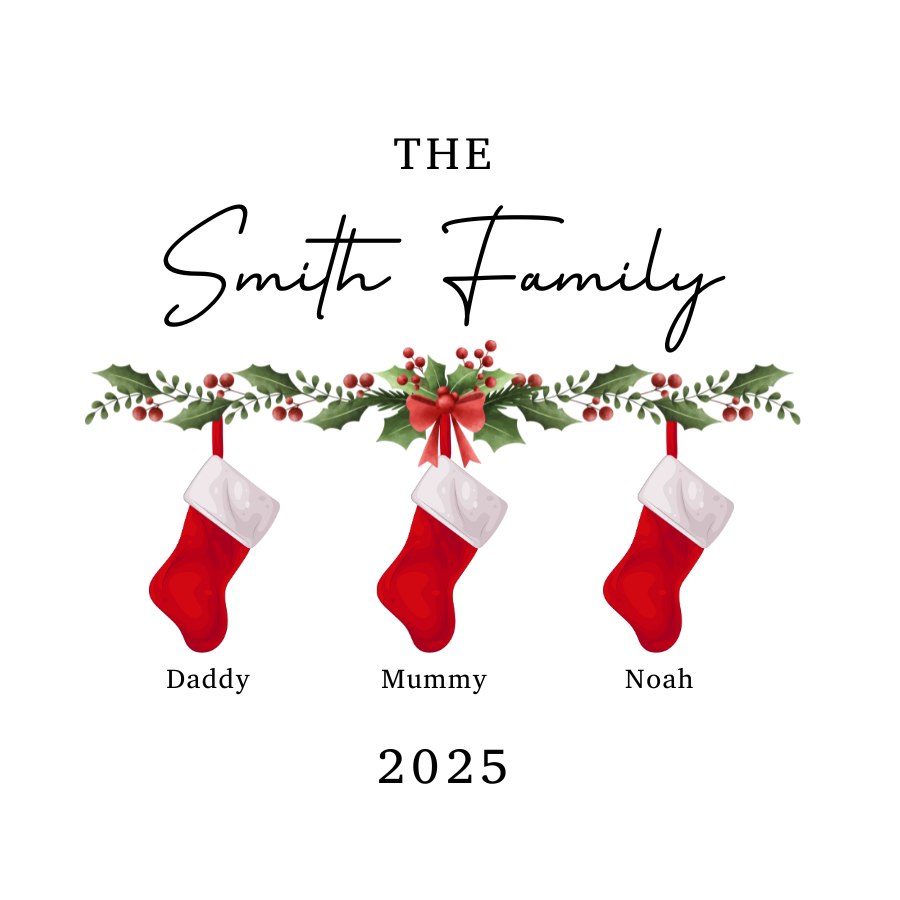 Personalised Family Christmas Bauble