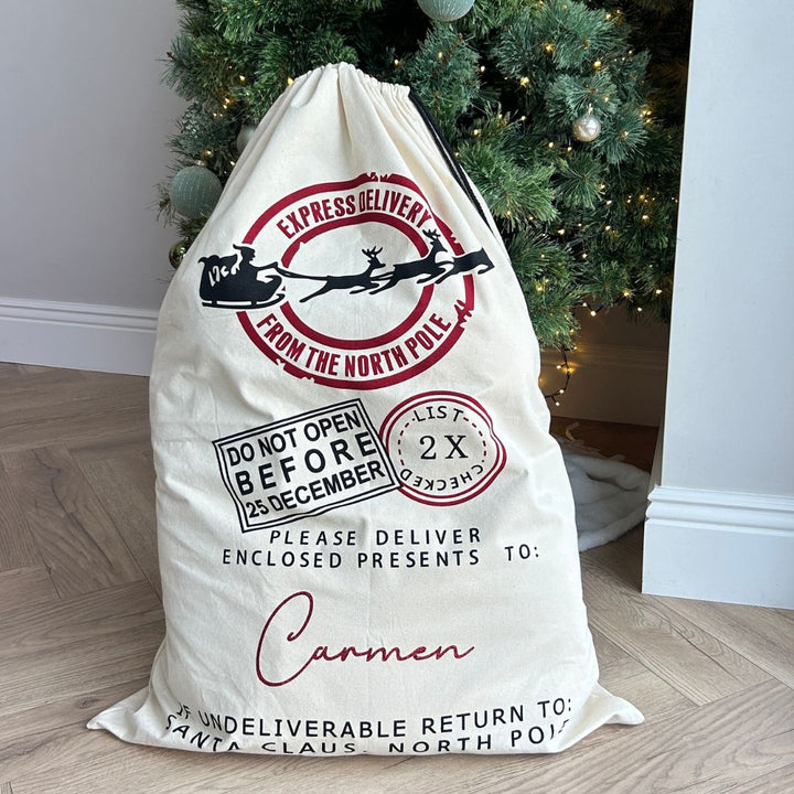 Personalised North Pole Express Sack | Large