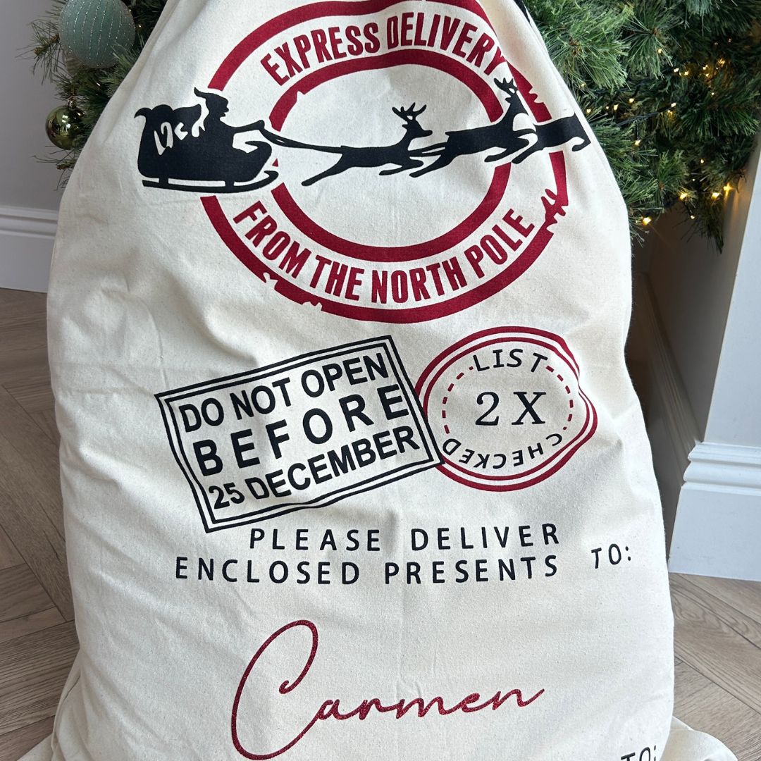 Personalised North Pole Express Sack | Large