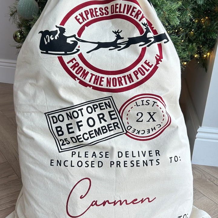 Personalised North Pole Express Sack | Large