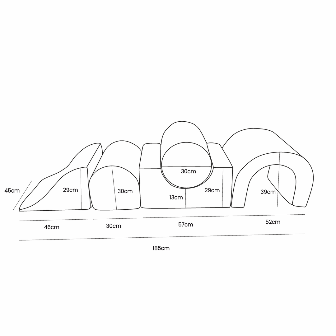 5 Piece Play Set | Ecru
